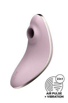 Вакуумный клиторальный вибратор Satisfyer Vulva Lover 1 Violet, 12х5,3 см. SO6714 фото
