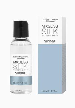 Лубрикант на силіконовій основі з тонким квітковим ароматом MixGliss SILK &mdash; FLEUR DE SOIE, 50 мл. SO1361 фото