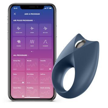 Ерекційне смарт виброкольцо Satisfyer Royal One, 7,5х4,5 див. SO3839 фото
