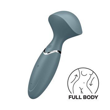 Вібромасажер Satisfyer Mini Wand-er Grey, 15,5 см. SO7793 фото