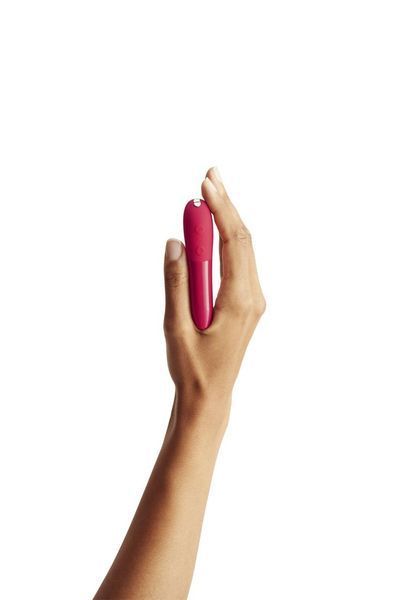 Потужна віброкуля Tango X Cherry Red by We-Vibe, 7 режимів вібрації, 8 рівнів інтенсивності, 9,9х2,4 см. SO6932 фото