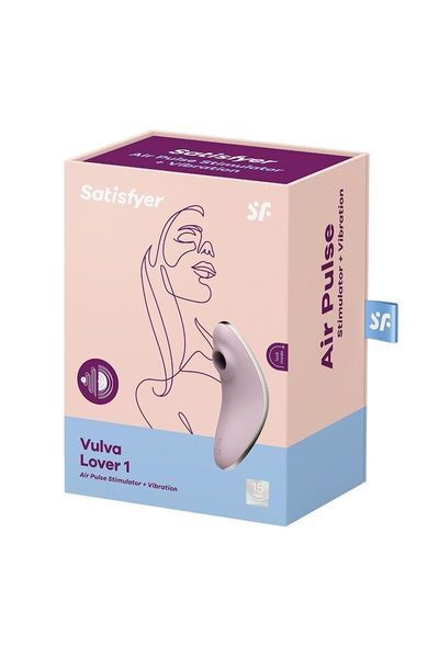 Вакуумный клиторальный вибратор Satisfyer Vulva Lover 1 Violet, 12х5,3 см. SO6714 фото