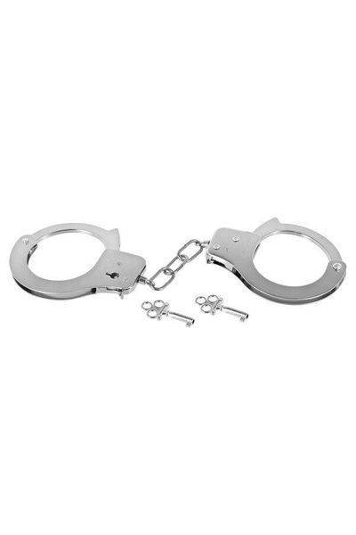 Металлические наручники Fetish Tentation Adjustable metal wrist cuffs SX1090 фото