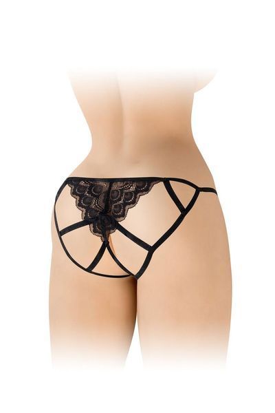 Трусики з доступом Fashion Secret Zoe Black, S/L SX2615 фото