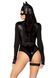 Эротический костюм кошечки Leg Avenue Fierce Feline, боди, пояс с подвязкой, маска кошки, XS, S, M, L SO9227 фото 4