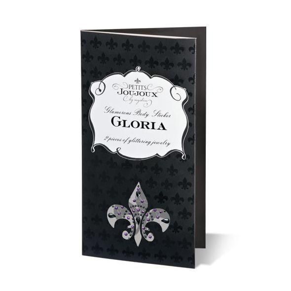 Пэстис из кристаллов Petits Joujoux Gloria set of 2 - Black/Red SO3137 фото
