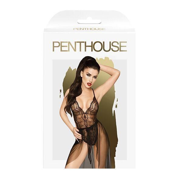 Комплект боди и юбка Penthouse - Best Foreplay Black, S/M, M/L, L/XL SO5237 фото