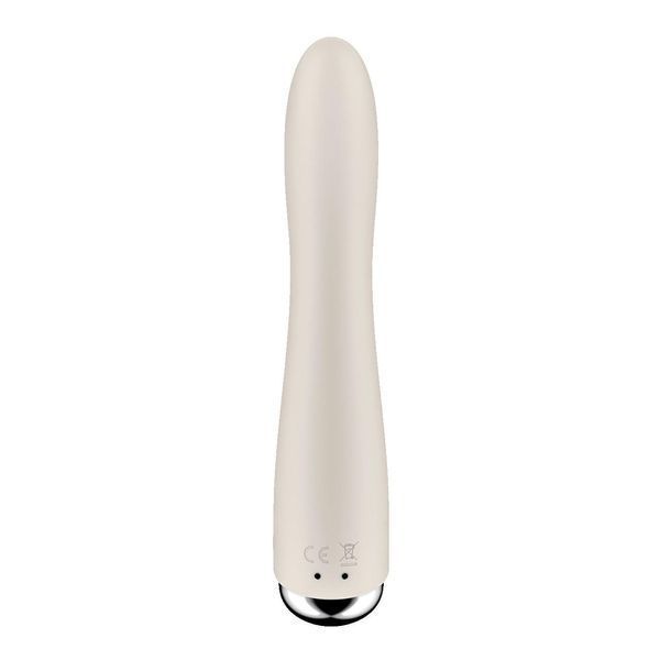 Вібратор для точки G із обертанням Satisfyer Spinning Vibe 1 Beige, 17,5х3,5 см. SX0560 фото