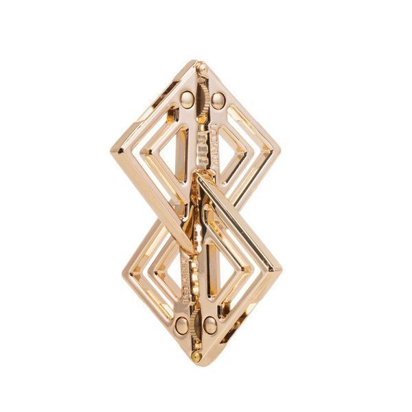 Затискачі для сосків із легкою підвіскою LOCKINK Adjustable Nipple Clamps with Light Pendant &mdash; Golden SX0848 фото