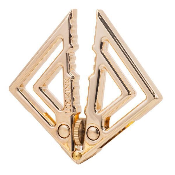 Затискачі для сосків із легкою підвіскою LOCKINK Adjustable Nipple Clamps with Light Pendant &mdash; Golden SX0848 фото