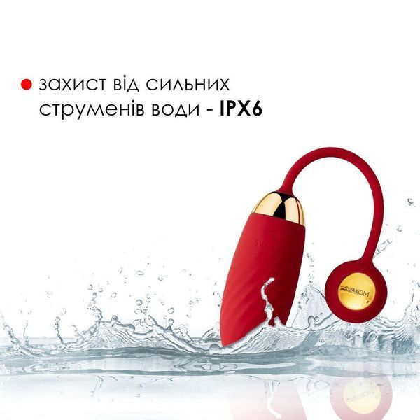 Интерактивное виброяйцо Svakom Ella Neo с функцией управления смартфоном, 21,5х3,3 см. SO4859 фото