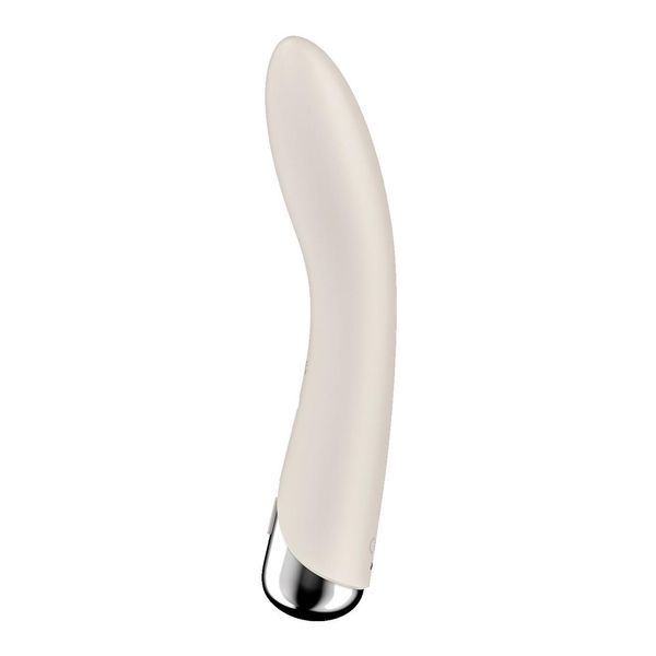 Вібратор для точки G із обертанням Satisfyer Spinning Vibe 1 Beige, 17,5х3,5 см. SX0560 фото