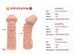 Насадка на член с отверстием для мошонки Kokos Extreme Sleeve CS 007-M, 15,6х4,7 см. SX1463 фото 5