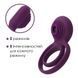 Подвійне ерекційне кільце з вібрацією Svakom Tammy Violet SO4853 фото 2