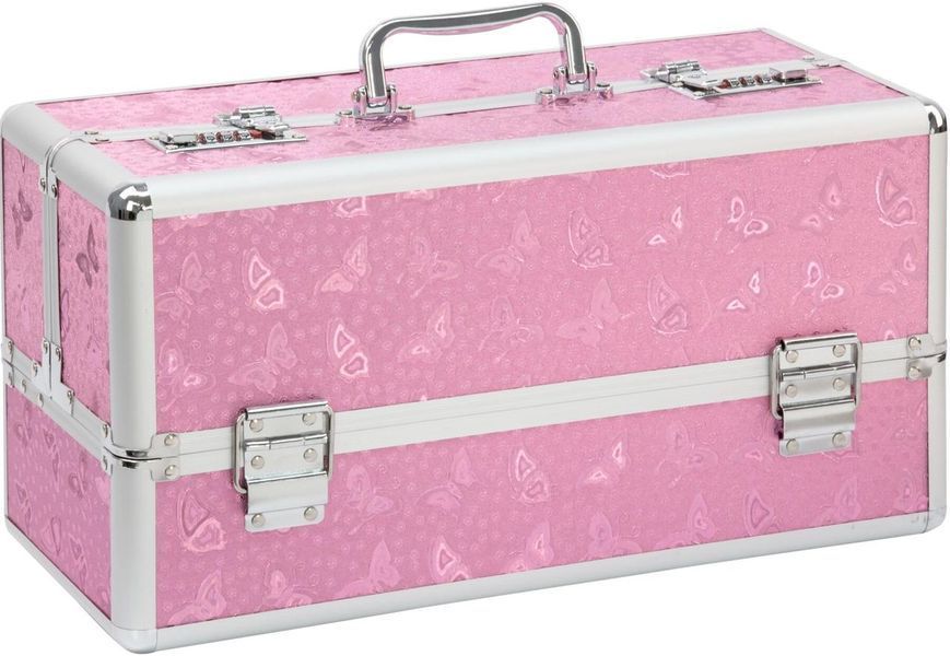 Большой бокс для хранения интимных игрушек с кодовым замком BMS Factory Large Lokable Vibrator Case Pink SO8900 фото