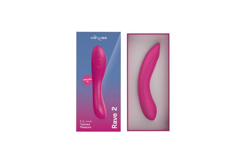 Вибратор We-Vibe Rave 2 Twisted Pleasure Pink, 21,5х3,8 см. SO8769 фото