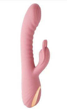 Вібратор з вібрацією та коливаннями Sweet Em Velvet Lure, 22,5х4,3 см. 89684 фото