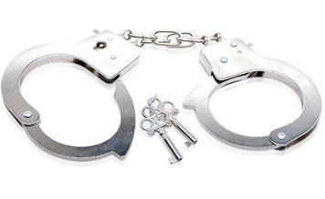 Металлические наручники Beginners Metall Cuffs от Pipedream 480050 фото