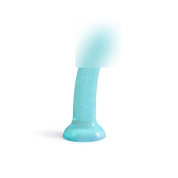 Фаллоимитатор с блестками Love To Love DILDOLLS - NIGHTFALL, ультрамягкий, 14х3,5 см. SO7379 фото