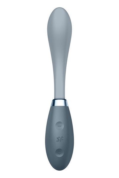 Вибратор Satisfyer G-Spot Flex 3 Grey, гибкий ствол с фиксацией положения, 20х3 см. SO6727 фото