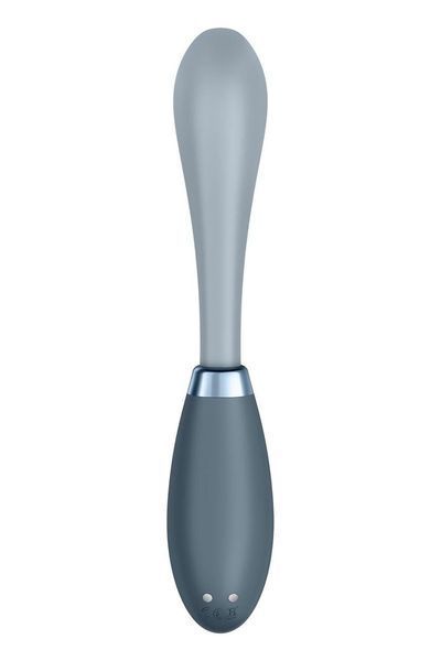 Вибратор Satisfyer G-Spot Flex 3 Grey, гибкий ствол с фиксацией положения, 20х3 см. SO6727 фото