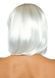 Светящийся в темноте парик Leg Avenue Pearl short natural bob wig White, короткий, жемчужный, 33 см SO7937 фото 4