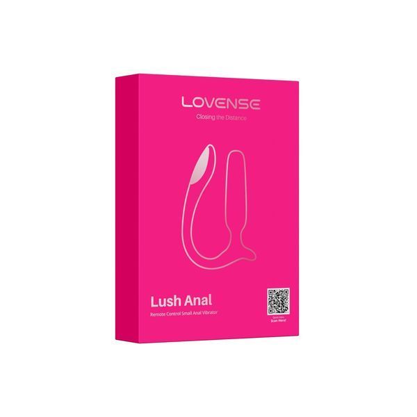 Анальная смарт-вибропробка Lovense Lush Anal, очень мощная, LED-подсветка, 9,8х2,1 см. + подарок SX3317 фото