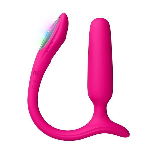 Анальная смарт-вибропробка Lovense Lush Anal, очень мощная, LED-подсветка, 9,8х2,1 см. + подарок SX3317 фото