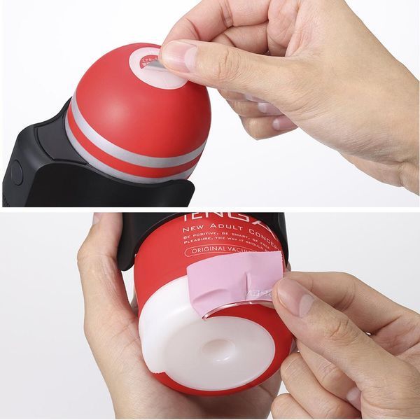 Вибронасадка Tenga CUP VIBRATOR, 7 режимов, 2 мастурбатора в комплекте SX2290 фото