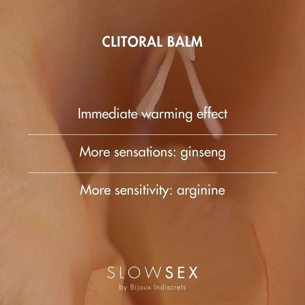 Бальзам для клітора розігріваючий Bijoux Indiscrets Slow Sex Clitoral balm, 10 мл. SO5904 фото