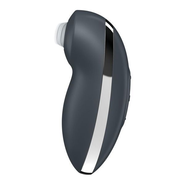 Вібростимулятор-пульсатор Satisfyer Tap&Climax 2 Grey, 11х5 см. SX2184 фото