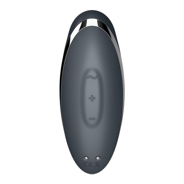 Вібростимулятор-пульсатор Satisfyer Tap&Climax 2 Grey, 11х5 см. SX2184 фото