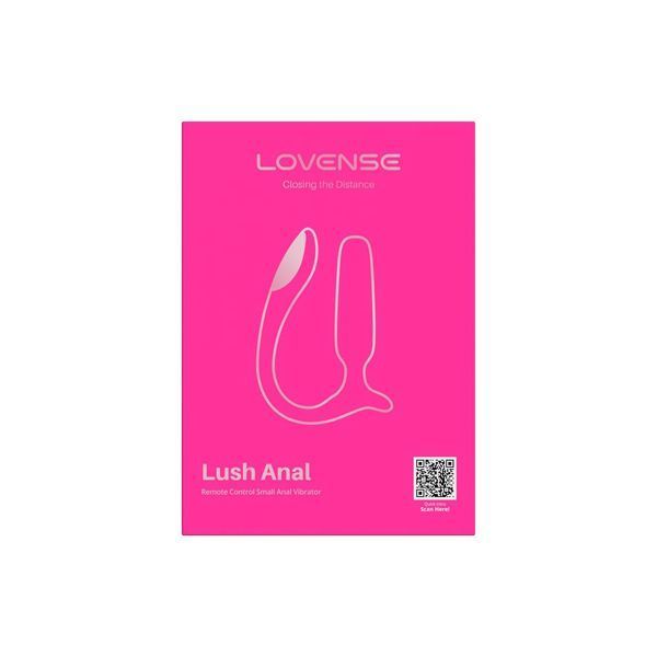 Анальная смарт-вибропробка Lovense Lush Anal, очень мощная, LED-подсветка, 9,8х2,1 см. + подарок SX3317 фото