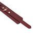 Кожаные наручники Liebe Seele Wine Red Wrist Cuffs, съемная цепочка-крепление SO9452 фото 4