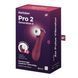 Смарт-вакуумний стимулятор із вібрацією Satisfyer Pro 2 Generation 3 with Liquid Air Connect App Wine Red SO7774 фото 6