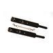 Наручники Liebe Seele Boudoir Amor Wrist Cuffs Black, соединительная цепочка на карабинах SX1669 фото 5