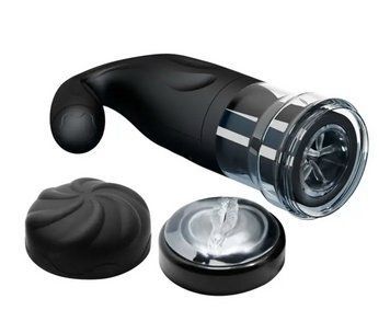 Автоматичний мастурбатор з обертанням та поступальними рухами Pretty Love &ndash; Breton USB, 27,3х9,2 см. BM-00900T45-1 фото