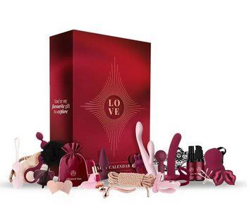 Адвент-календар Dream Toys Pleasure Box, красный, 24 предмета DT22255 фото