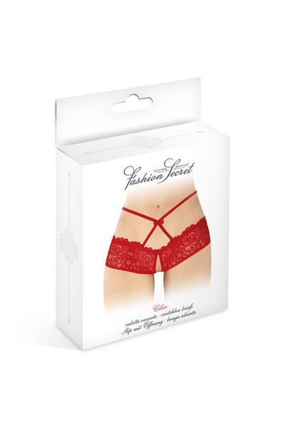 Трусики з доступом Fashion Secret Celia Red, S/L SX2614 фото