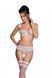 Сексуальний комплект із поясом для панчіх LOVELIA SET white, S/М, L/XL, XXL/XXXL SO4781 фото 1