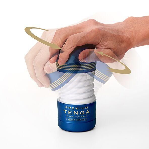 Мастурбатор Tenga Premium Rolling Head Cup з інтенсивною стимуляцією головки, 15,5х6,9 см. SO5108 фото