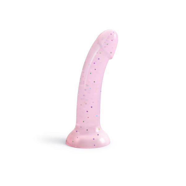 Фаллоимитатор с блестками Love To Love DILDOLLS - STARLIGHT, ультрамягкий, 14х3,5 см. SO7381 фото
