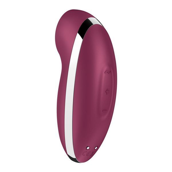 Вібростимулятор-пульсатор Satisfyer Tap&Climax 2 Red, 11х5 см. SX2185 фото