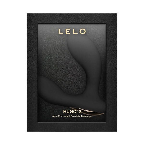 Смарт-масажер простати LELO Hugo 2 Black, 2 мотори, підвищена потужність, 10,4х4,1 см. SX0689 фото