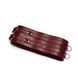 Шкіряний пояс для бондажу Liebe Seele Wine Red Waist Cuff, розмір S SO9460 фото 5