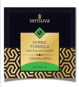 Смазка на комбинированной основе со вкусом яблока в карамели Sensuva - Hybrid Formula Caramel Apple, 6 мл. SO3405 фото