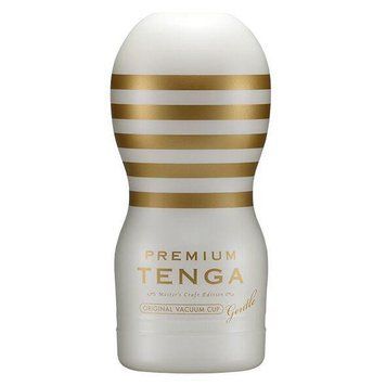 Мастурбатор Tenga Premium Original Vacuum Cup GENTLE (глибока глотка) з вакуумної стимуляцією, 15,5х7 див. SO5110 фото