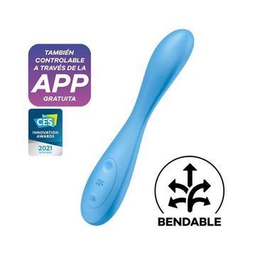 Универсальный смарт-вибратор Satisfyer G-Spot Flex 4, гибкий ствол с фиксацией положения, 20х3 см. SO6724 фото