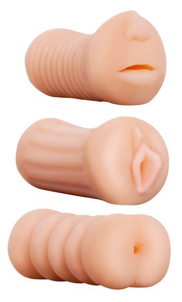 Набір мастурбаторів &mdash; XXX To-Go Threesome, 10х5 см. 61325260530000 фото