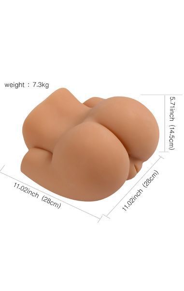 Мастурбатор полуторс вагіна та анус "Nicola Butt", 28х28 см. SQ-MA50012 фото
